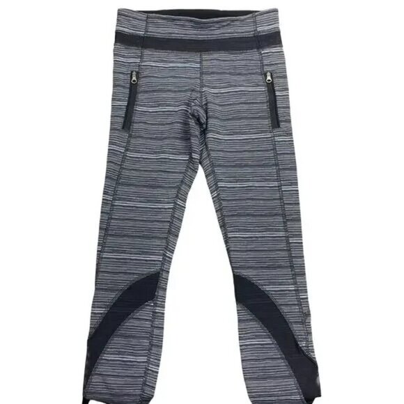 LULULEMON Inspire Tight II Mesh Cyber Black Deep Coal 6 - Picture 5 of 10